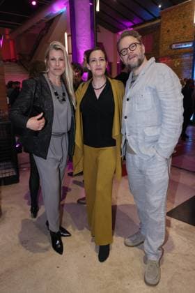 24 German Audio Film Award 2026 Nadine Krueger, Ulrike Frank, Marc Schubring 24 German Audio Film Award 2026, Filmtheater Colosseum, Berlin, date 24 03 2026 Copyright: xEventpress Kratschx