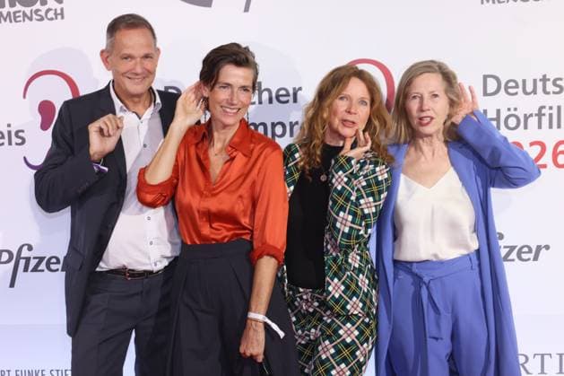 24 German Audio Film Award 2026 Julia Bremermann, Marion Kracht, Petra Zieser 24 German Audio Film Award 2026, Filmtheater Colosseum, Berlin, date 24 03 2026 Copyright: xEventpress Kratschx