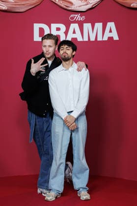 The Drama premiere at Pathe Palace theatre Celebrities arrival on red carpet Guillaume Mollet et un invite 454413 2026 03 24  Copyright: xSebastienxFremontx xStarfacex STAR_454413_009