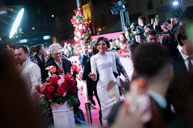 Arrivées a la premiere du film The Drama Zendaya attends the The Drama Premiere on March 24, 2026 in Paris, France 454420 2026 03 24 France  Copyright: xLionelxGuericolasx xStarfacex STAR_454420_028