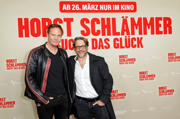 Fabian Harloff and Patrick Bach at the premiere of the movie Horst Schlämmer sucht das Glück at Cinemaxx Dammtor Hamburg, 24 03 2026 Foto:xC.xTamckex xFuturexImagex schlaemmer_hh_6316