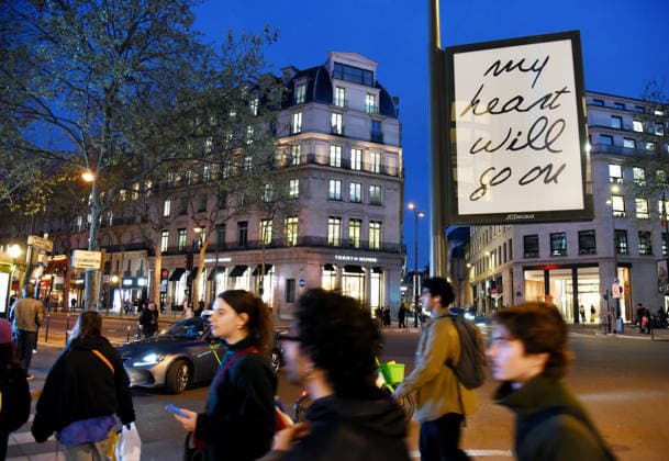 Celine Dion s Song Titles Displayed In The Streets Of Paris Celine Dion s song titles are displayed in the streets of Paris, Pour que tu m aimes encore, Encore un soir, My Heart Will Go On, S il suffisait d aimer, Power of Love France on March 24, 2026. Photo by Alain Apaydin ABACAPRESS.COM Date de PDV ; 24 03 2026 Paris France  Copyright: xApaydinxAlain ABACAx