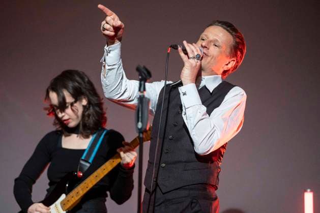 ABB HOERFILMPREIS Alexander Scheer singing as a guest at the German Audio Film Award 2026 at the Colosseum Filmtheater Berlin on Tuesday, March 24, 2026 in Berlin Berlin Germany