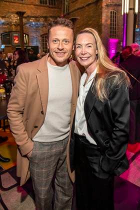 ABB HOERFILMPREIS Roman Knizka and Feo Aladag as guests at the German Audio Film Award 2026 at the Colosseum Filmtheater Berlin on Tuesday, March 24, 2026 in Berlin Berlin Germany