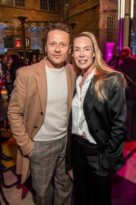 ABB HOERFILMPREIS Roman Knizka and Feo Aladag as guests at the German Audio Film Award 2026 at the Colosseum Filmtheater Berlin on Tuesday, March 24, 2026 in Berlin Berlin Germany