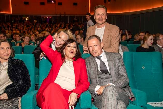 ABB HOERFILMPREIS Jette Foerster, Feo Aladag, Alice Brauner, Michael Zechbauer and Roman Knizka as guests at the Deutscher Hoerfilmpreis 2026 at the Colosseum Filmtheater Berlin on Tuesday, March 24, 2026 in Berlin Berlin Germany