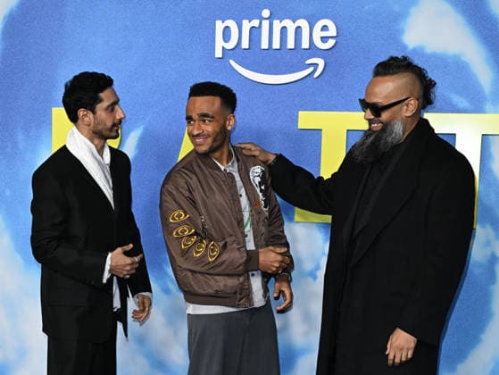 Riz Ahmed, Munya Chawawa and Guz Khan attends Bait London premiere at Shoreditch Electric in London, England. UK. Tuesday 24th March 2026 Copyright: xJamesxWarrenx ae6sb850