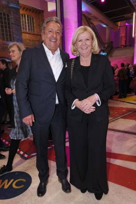 24 03 2026, Dr Gunnar Schellenberger with his wife at the presentation of the 24 German Hearing Film Award 2026, Filmtheater Colosseum, Berlin,