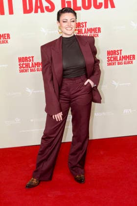 ABB SCHLAEMMER Tahnee Schaffarczyk on the red carpet at the Hamburg premiere of the movie Horst Schlaemmer sucht das Glueck at the cinema Cinemaxx Damtor on Tuesday 24 03 2026 in Hamburg Hamburg Germany