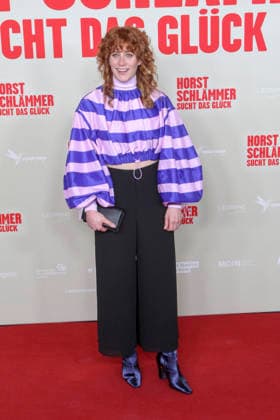 ABB SCHLAEMMER Laura Thomas as a guest on the red carpet at the Hamburg premiere of the movie Horst Schlaemmer sucht das Glueck at Cinemaxx Damtor on Tuesday 24 03 2026 in Hamburg Hamburg Germany