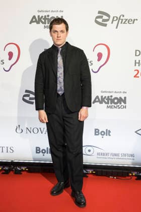 German Hearing Film Award, award ceremony at the Colosseum Cinema, Berlin, 24 03 2026 Enno Trebs before the award ceremony for the German Hearing Film Award at the Colosseum Cinema in Berlin on 24 03 2026 Berlin Cinema Colosseum Copyright: xBenxKriemannx