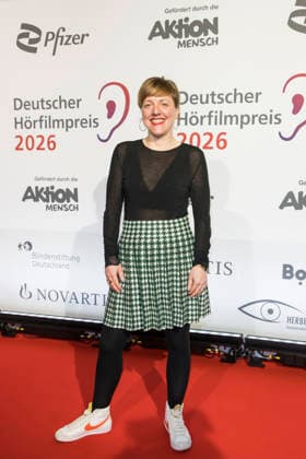 German Hearing Film Award, award ceremony at the Colosseum Cinema, Berlin, 24 03 2026 Pola Beck before the award ceremony for the German Hearing Film Award at the Colosseum Cinema in Berlin on 24 03 2026 Berlin Cinema Colosseum Copyright: xBenxKriemannx