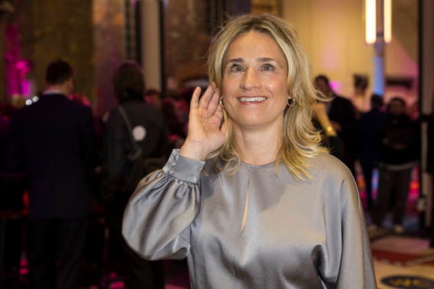 German Hearing Film Award, award ceremony at the Colosseum Cinema, Berlin, 24 03 2026 Verena Bentele before the award ceremony for the German Hearing Film Award at the Colosseum Cinema in Berlin on 24 03 2026 Berlin Cinema Colosseum Copyright: xBenxKriemannx