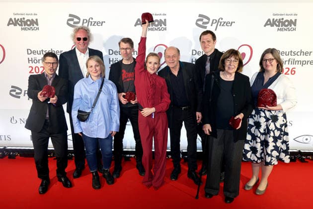 German Hearing Film Award, Award Ceremony at the Colosseum Cinema, Berlin, 24 03 2026 Winner after the award ceremony for the German Hearing Film Award at the Colosseum Cinema in Berlin on 24 03 2026 Berlin Cinema Collosseum Copyright: xRenÃ xduxVinagex