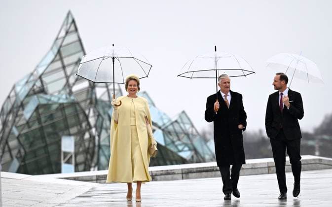State Visit of King Philippe and Queen Mathilde to Norway (Day 2) OSLO, NORWAY - MARCH 25 : State Visit of King Philippe and Queen Mathilde to Norway (Day 2) : - Harnessing the North Sea: Belgian Norwegian Offshore Wind Cooperation round tables (Opera) on March 25, 2026 in Oslo, Norway, 25 03 2026 Oslo Norway  Copyright: xDidierxLebrunx