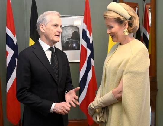 State Visit of King Philippe and Queen Mathilde to Norway (Day 2) OSLO, NORWAY - MARCH 25 : State Visit of King Philippe and Queen Mathilde to Norway (Day 2) : - Bilateral meeting with HE Jonas Gahr Støre, Prime Minister of Norway on March 25, 2026 in Oslo, Norway, 25 03 2026 Oslo Norway  Copyright: xDidierxLebrunx