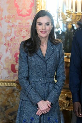 The King and Queen of Spain host a lunch in honor of the President of the Republic of Senegal, Bassirou Diomaye Diakhar Faye Queen Letizia during the reception offered before the lunch at the Royal Palace, March 25, 2026, in Madrid Spain For the President of the Republic of Senegal it will be the second official visit to Spain after he attended, on June 30, 2025, in Seville, the IV International Conference on Financing for Development of the United Nations KING KING KINGS SENEGAL José Madrid Madrid Madrid Spain  Copyright: xJosÃ xOlivax 7394587