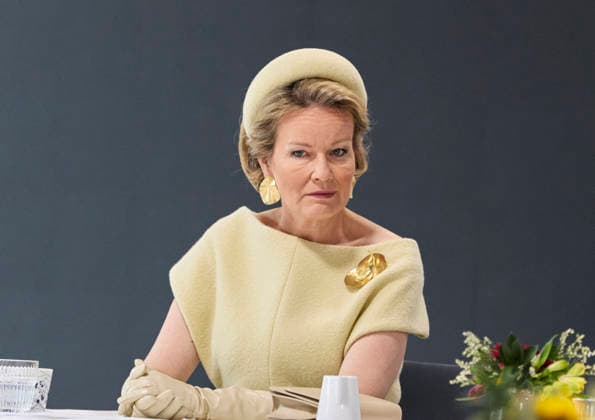 Belgian Royal Couple Visits Norway - Day 2 Queen Mathilde and King Philippe of Belgium visited the Nobel peace center in Oslo in Olso, Norway on March 25, 2026, during the second day of the official visit in Norway. Photo by Olivier Polet ABACAPRESS.COM Oslo Norway  Copyright: xPoletxOlivier ABACAx