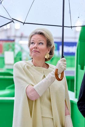 Belgian Royal Couple Visits Norway - Day 2 Queen Mathilde and King Philippe of Belgium visited the deme vessel ,the new DEME wind turbine installation vessel Norse Wind in Olso, Norway on March 25, 2026, during the second day of the official visit in Norway. Photo by Olivier Polet ABACAPRESS.COM Oslo Norway  Copyright: xPoletxOlivier ABACAx