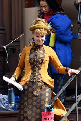 **EXCLUSIVE ALL ROUNDER** **VIDEO AVAILABLE** EXCLUSIVE Cynthia Nixon and Dennis Haysbert are seen in costume on the set of HBO™s ˜The Gilded Age™. This is the first time Haysbert has been spotted filming the period drama since it was announced he has joined the fourth season playing Dr Reginald Harris Where: New York City, New York, United States When: 25 Mar 2026 Credit: Elder Ordonez INSTARimages EDITORIAL USE ONLY. NOT FOR USE BY NEWSPAPERS BASED IN THE UK. Copyright: xx instar55579991
