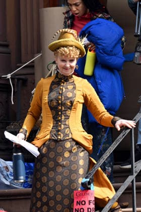 **EXCLUSIVE ALL ROUNDER** **VIDEO AVAILABLE** EXCLUSIVE Cynthia Nixon and Dennis Haysbert are seen in costume on the set of HBO™s ˜The Gilded Age™. This is the first time Haysbert has been spotted filming the period drama since it was announced he has joined the fourth season playing Dr Reginald Harris Where: New York City, New York, United States When: 25 Mar 2026 Credit: Elder Ordonez INSTARimages EDITORIAL USE ONLY. NOT FOR USE BY NEWSPAPERS BASED IN THE UK. Copyright: xx instar55579996