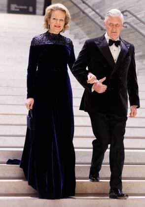 Queen Mathilde of Belgium and King Philippe - Filip of Belgium pictured ahead of a concert at the National Museum in Oslo, on day two of the official state visit of the Belgian royal couple to Norway, on Wednesday 25 March 2026. Belgian monarchs are on an official state visit to Norway from 24 to 26 March 2026.  BENOITxDOPPAGNE 168894753