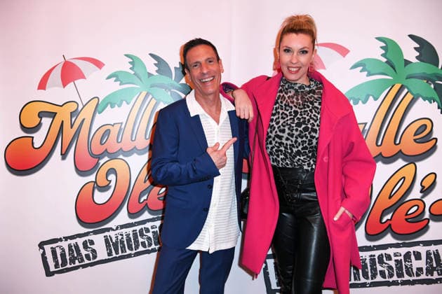 Harald Reitinger, Janina Korn at the premiere of MALLE OLE DAS MUSICAL DAS BALLERT at the First Stage Theater in Hamburg on 25 03 2026