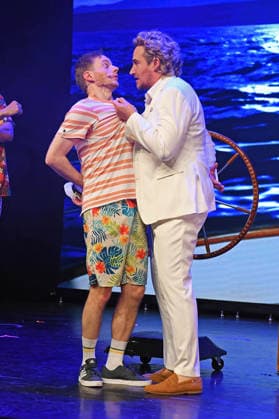 Show at the premiere of MALLE OLE DAS MUSICAL DAS BALLERT at the First Stage Theater in Hamburg on 25 03 2026