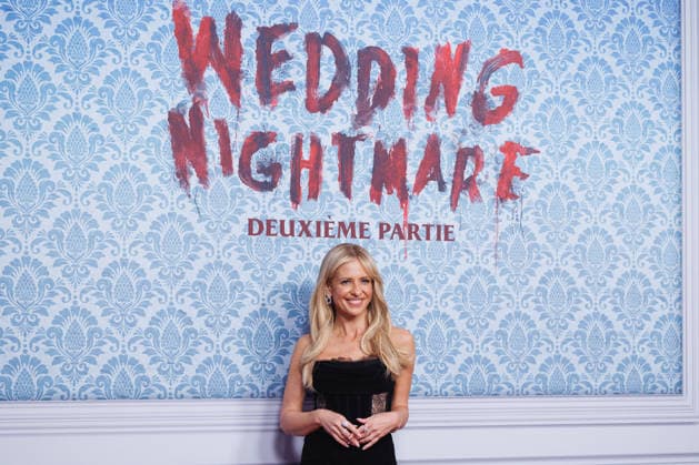 Wedding Nightmare 2 premiere at Pathe Palace theatre Celebrities arrival on red carpet Sarah Michelle Gellar 454443 2026 03 25  Copyright: xSebastienxFremontx xStarfacex STAR_454443_049