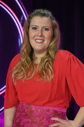 Cabaret artist Franziska Wanninger, author, actress and podcaster as a guest on the ARD show Ladies Night - the only comedy and cabaret show with an all-female cast on German-speaking television
