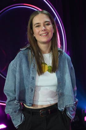 Actress and comedienne Josepha Walter as a guest on the ARD show Ladies Night - the only comedy and cabaret show with an all-female cast on German-speaking television