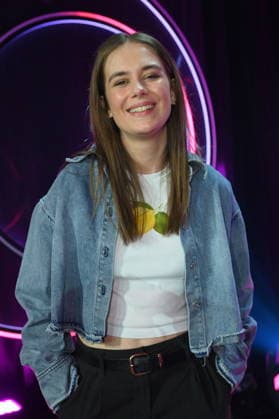 Actress and comedienne Josepha Walter as a guest on the ARD show Ladies Night - the only comedy and cabaret show with an all-female cast on German-speaking television
