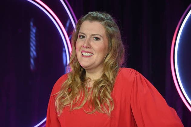 Cabaret artist Franziska Wanninger, author, actress and podcaster as a guest on the ARD show Ladies Night - the only comedy and cabaret show with an all-female cast on German-speaking television