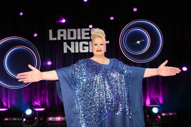 Comedienne Daphne de Luxe, real name Daphne Haderlein, as host of the ARD show Ladies Night, the only comedy and cabaret show with an all-female cast on German-speaking television