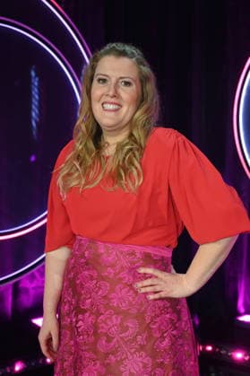 Cabaret artist Franziska Wanninger, author, actress and podcaster as a guest on the ARD show Ladies Night - the only comedy and cabaret show with an all-female cast on German-speaking television