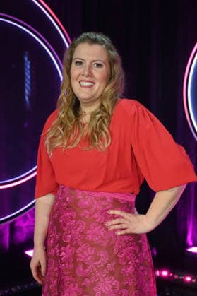 Cabaret artist Franziska Wanninger, author, actress and podcaster as a guest on the ARD show Ladies Night - the only comedy and cabaret show with an all-female cast on German-speaking television