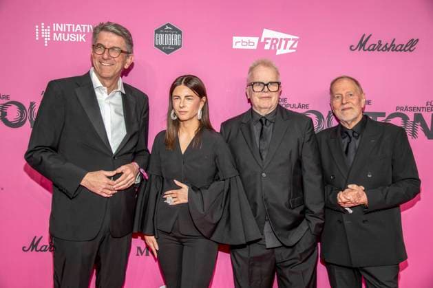 ABB POLYTON Wolfram Weimer Minister of State for Culture Balbina Monika Jagielska, Herbert Groenemeyer and Dieter Gorny as guests on the red carpet at the Polyton Music Prize Award Ceremony 2026 at Atelier GardensBerkin on Wednesday 25 03 2026 in Berlin Berlin Germany