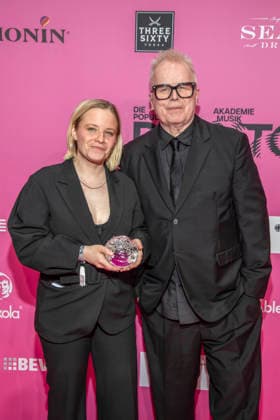 ABB POLYTON Jasna Fritzi Bauer and Herbert Groenemeyer as guests at the party at the Polyton Music Prize Award Ceremony 2026 at Atelier GardensBerkin on Wednesday 25 03 2026 in Berlin Berlin Germany