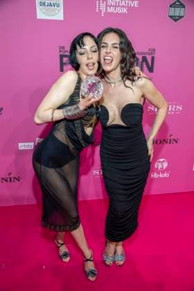 ABB POLYTON Domiziana and Ines Anioli award winners as guests at the party at the Polyton Music Prize Award Ceremony 2026 at Atelier GardensBerkin on Wednesday 25 03 2026 in Berlin Berlin Germany