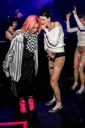 ABB POLYTON Paula Carolina, singer, and Nina Kummer as guests at the party at the Polyton Music Prize Award Ceremony 2026 at Atelier GardensBerkin on Wednesday 25 03 2026 in Berlin Berlin Germany