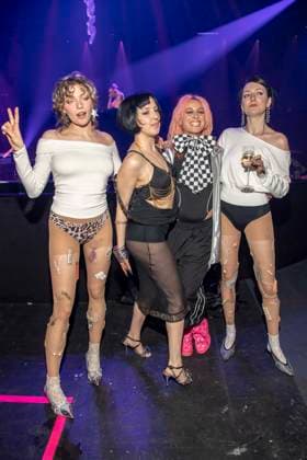 ABB POLYTON Lotta Kummer from Blond, Domiziana, Paula Carolina, Saengerin, and Nina Kumme as guests at the party at the Polyton Music Prize Award Ceremony 2026 at Atelier GardensBerkin on Wednesday 25 03 2026 in Berlin Berlin Germany