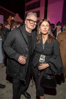 ABB POLYTON Herbert Groenemeyer and Balbina Monika as guests at the party at the Polyton Music Prize Award Ceremony 2026 at Atelier GardensBerkin on Wednesday 25 03 2026 in Berlin Berlin Germany