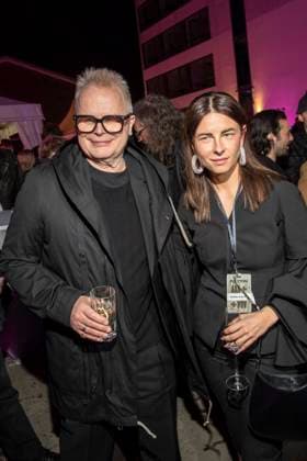 ABB POLYTON Herbert Groenemeyer and Balbina Monika as guests at the party at the Polyton Music Prize Award Ceremony 2026 at Atelier GardensBerkin on Wednesday 25 03 2026 in Berlin Berlin Germany