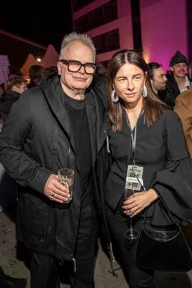 ABB POLYTON Herbert Groenemeyer and Balbina Monika as guests at the party at the Polyton Music Prize Award Ceremony 2026 at Atelier GardensBerkin on Wednesday 25 03 2026 in Berlin Berlin Germany