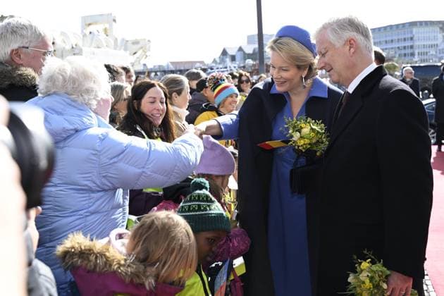 State Visit of King Philippe and Queen Mathilde to Norway (Day 3) STAVANGER, NORWAY - MARCH 26 : State Visit of King Philippe and Queen Mathilde to Norway (Day 3) : - The Norwegian Petroleum Museum : High Level Forum on carbon capture & storage and energy security - Short walk in old Stavanger to the Stavanger concert hall - Sola Air Station : Norway-Belgium Defence security cooperation with Minister Theo Francken (N-VA) on March 26, 2026 in Stavanger, Norway, 26 03 2026 Stavanger Norway  Copyright: xDidierxLebrunx