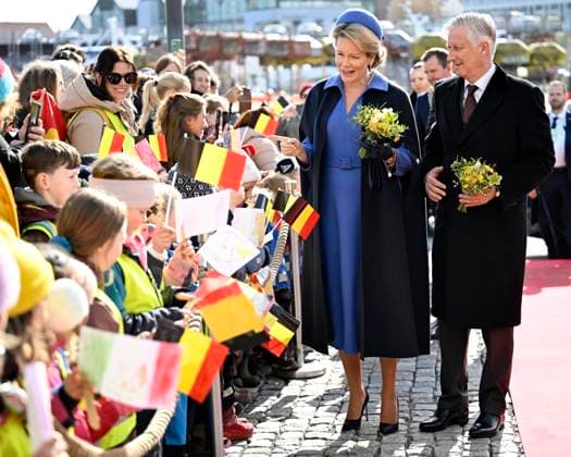 State Visit of King Philippe and Queen Mathilde to Norway (Day 3) STAVANGER, NORWAY - MARCH 26 : State Visit of King Philippe and Queen Mathilde to Norway (Day 3) : Arrival to Stavanger, on March 26, 2026 in Stavanger, Norway, 26 03 2026 Stavanger Norway  Copyright: xDidierxLebrunx