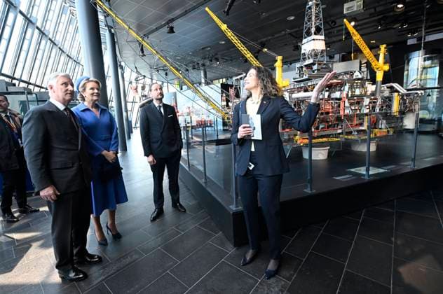 State Visit of King Philippe and Queen Mathilde to Norway (Day 3) STAVANGER, NORWAY - MARCH 26 : State Visit of King Philippe and Queen Mathilde to Norway (Day 3) : visit to The Norwegian Petroleum Museum with Prince Haakon of Norway : High Level Forum on carbon capture & storage and energy security, on March 26, 2026 in Stavanger, Norway, 26 03 2026 Stavanger Norway  Copyright: xDidierxLebrunx
