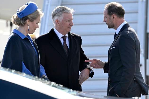 State Visit of King Philippe and Queen Mathilde to Norway (Day 3) STAVANGER, NORWAY - MARCH 26 : State Visit of King Philippe and Queen Mathilde to Norway (Day 3) : Arrival and welcome by Prince Haakon of Norway to Stavanger, on March 26, 2026 in Stavanger, Norway, 26 03 2026 Stavanger Norway  Copyright: xDidierxLebrunx