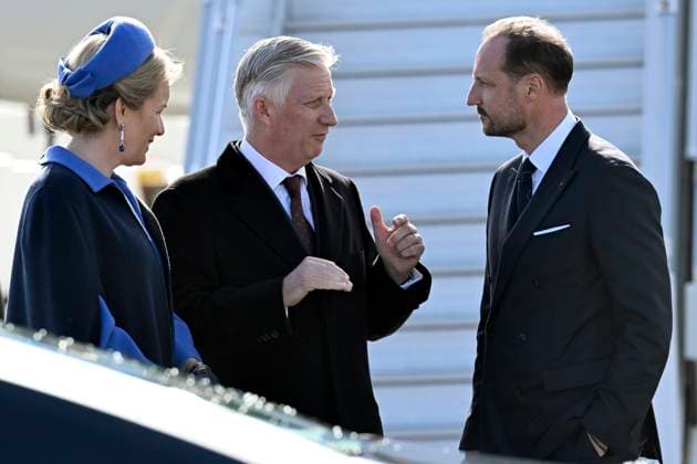 State Visit of King Philippe and Queen Mathilde to Norway (Day 3) STAVANGER, NORWAY - MARCH 26 : State Visit of King Philippe and Queen Mathilde to Norway (Day 3) : Arrival and welcome by Prince Haakon of Norway to Stavanger, on March 26, 2026 in Stavanger, Norway, 26 03 2026 Stavanger Norway  Copyright: xDidierxLebrunx