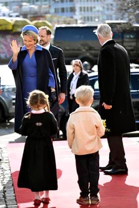 State Visit of King Philippe and Queen Mathilde to Norway (Day 3) STAVANGER, NORWAY - MARCH 26 : State Visit of King Philippe and Queen Mathilde to Norway (Day 3) : Arrival and welcome by Prince Haakon of Norway to Stavanger, on March 26, 2026 in Stavanger, Norway, 26 03 2026 Stavanger Norway  Copyright: xDidierxLebrunx